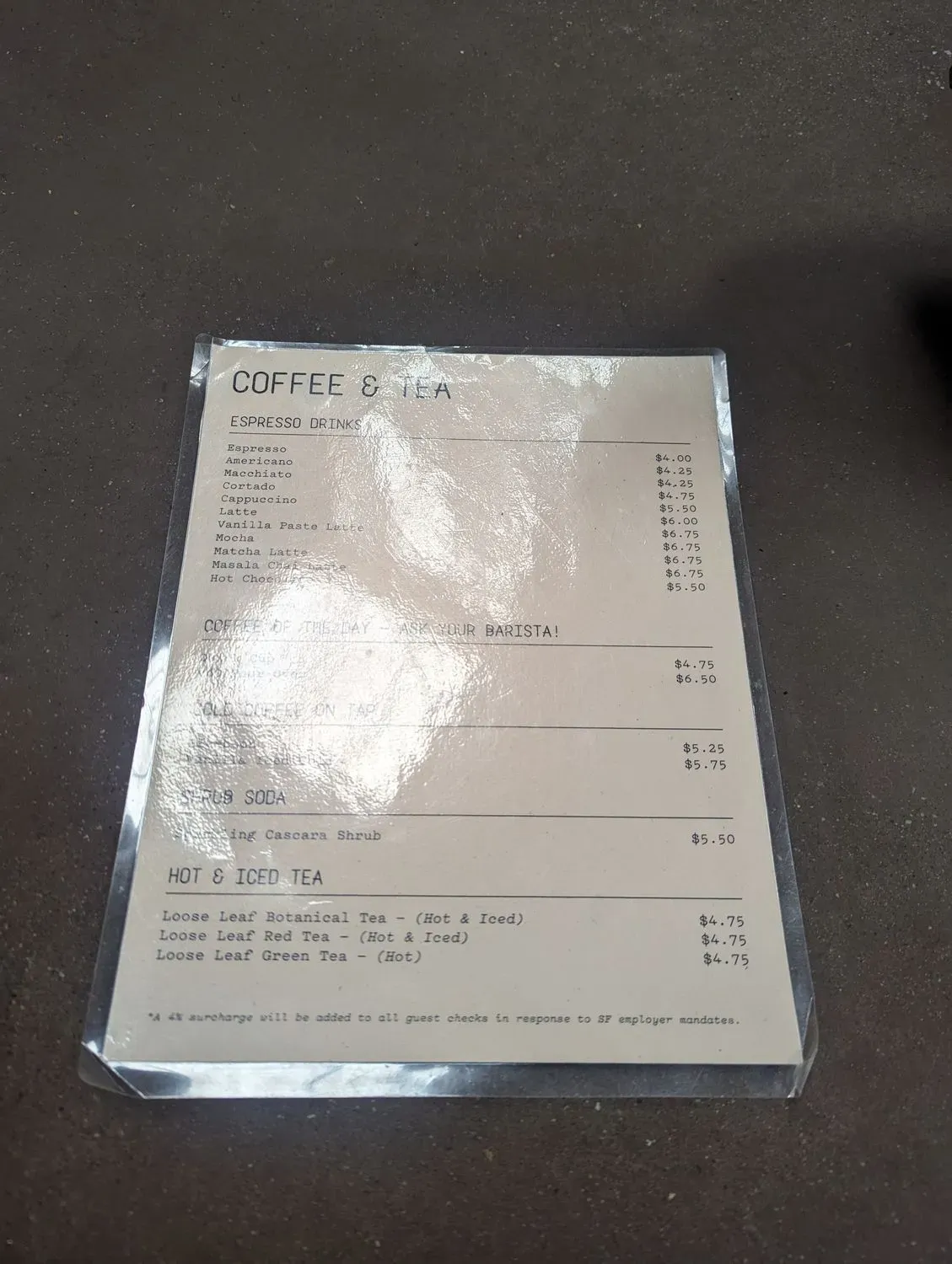 Menu 4