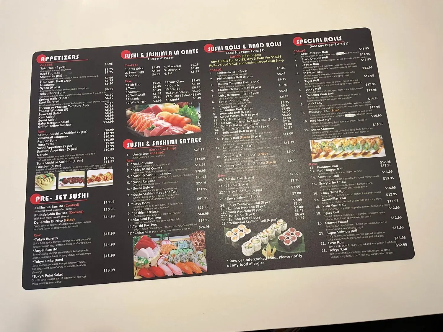 Menu 5