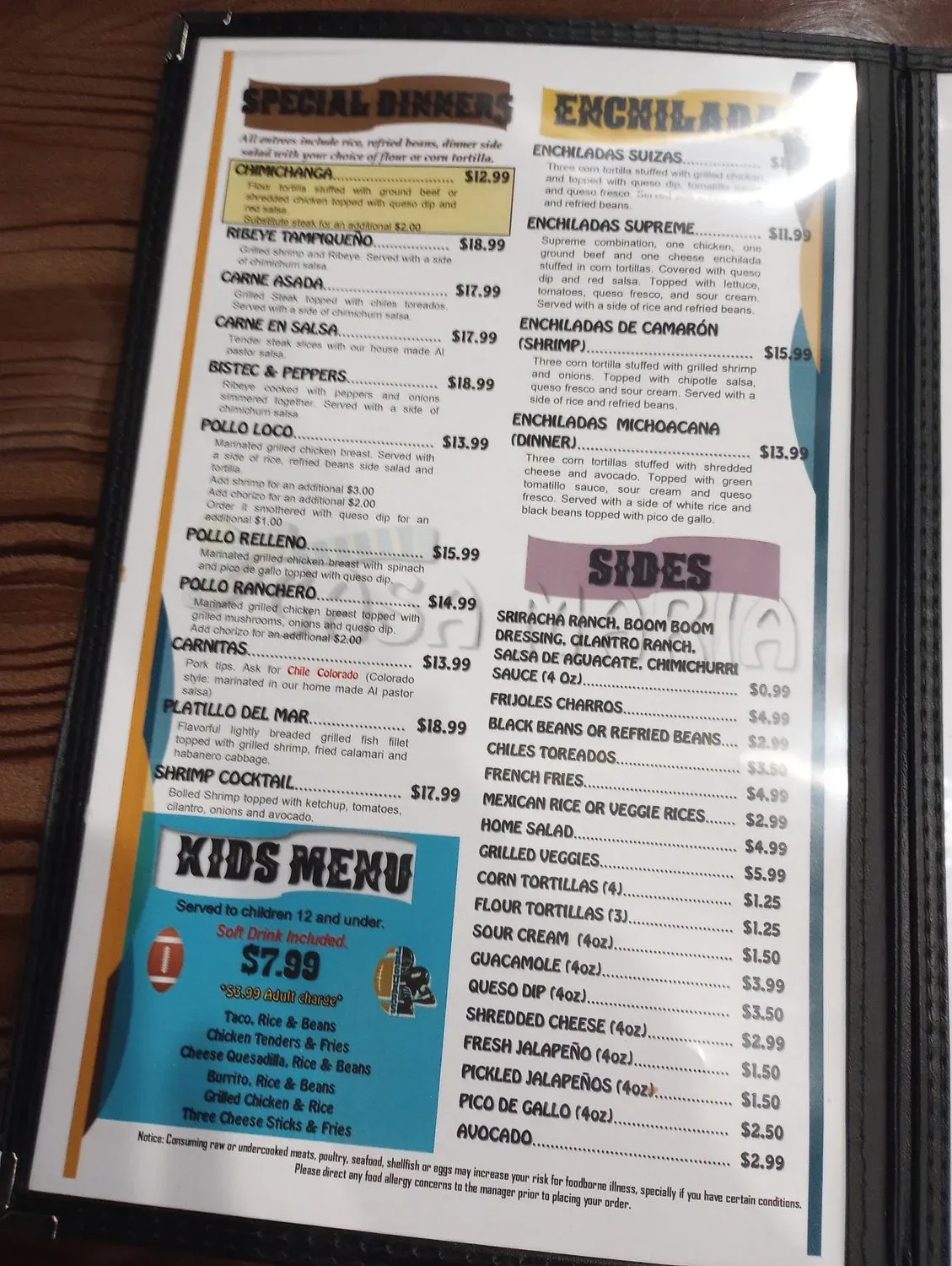 Menu 3