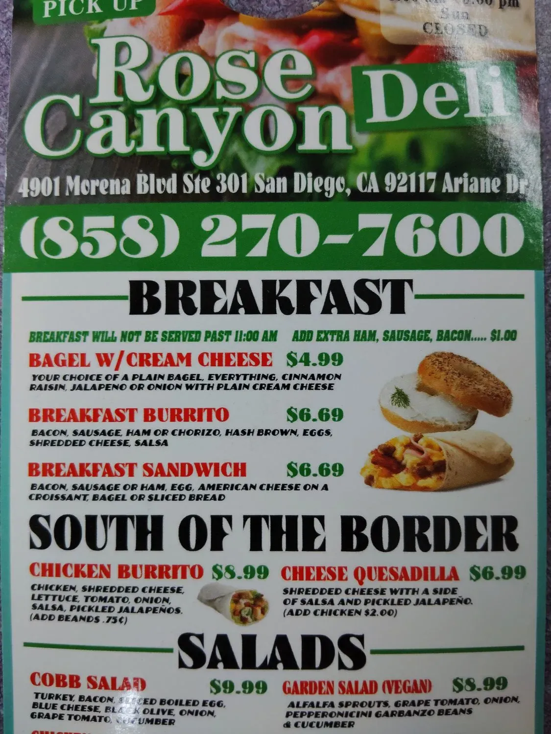 Menu 5