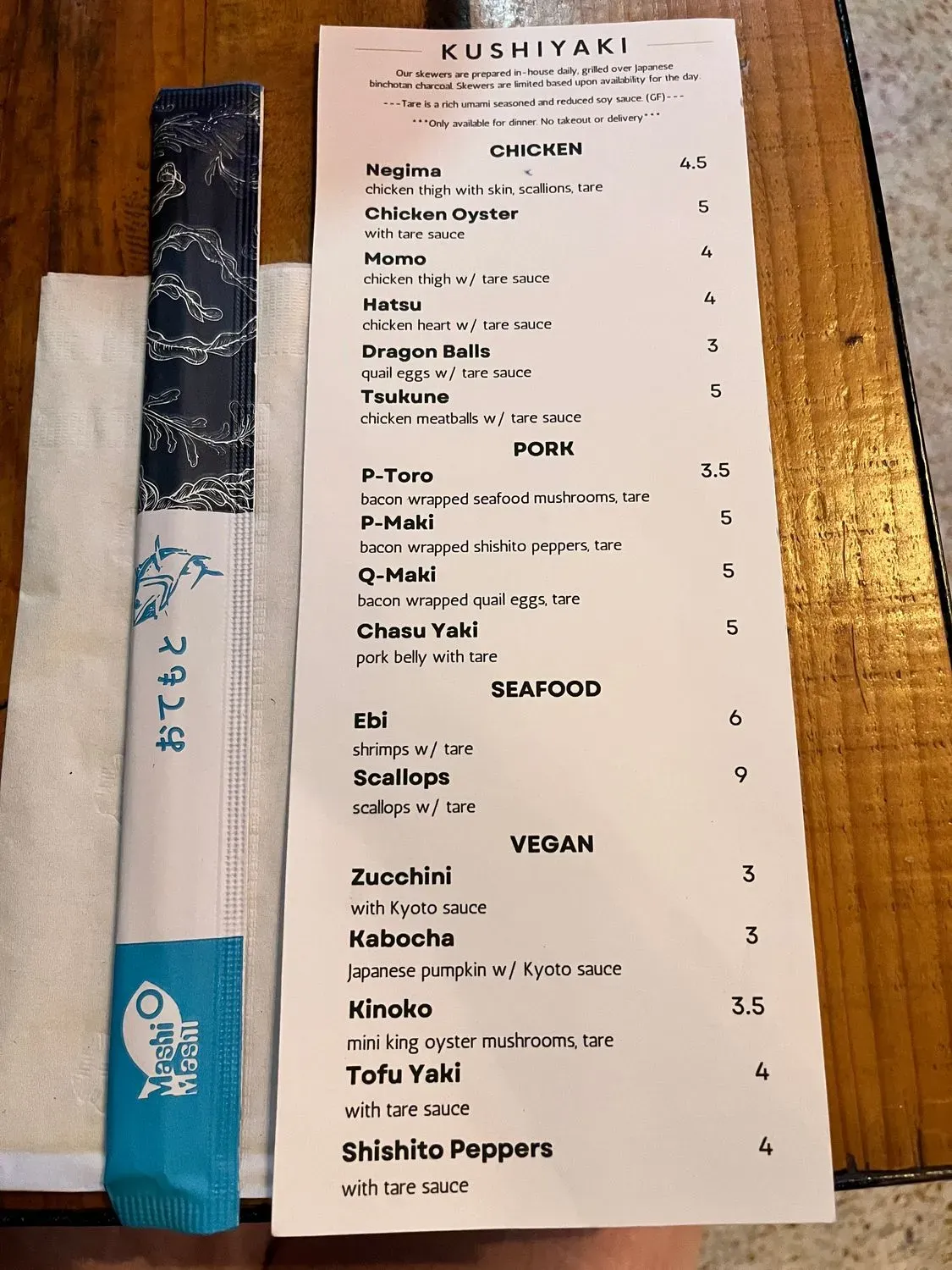 Menu 6