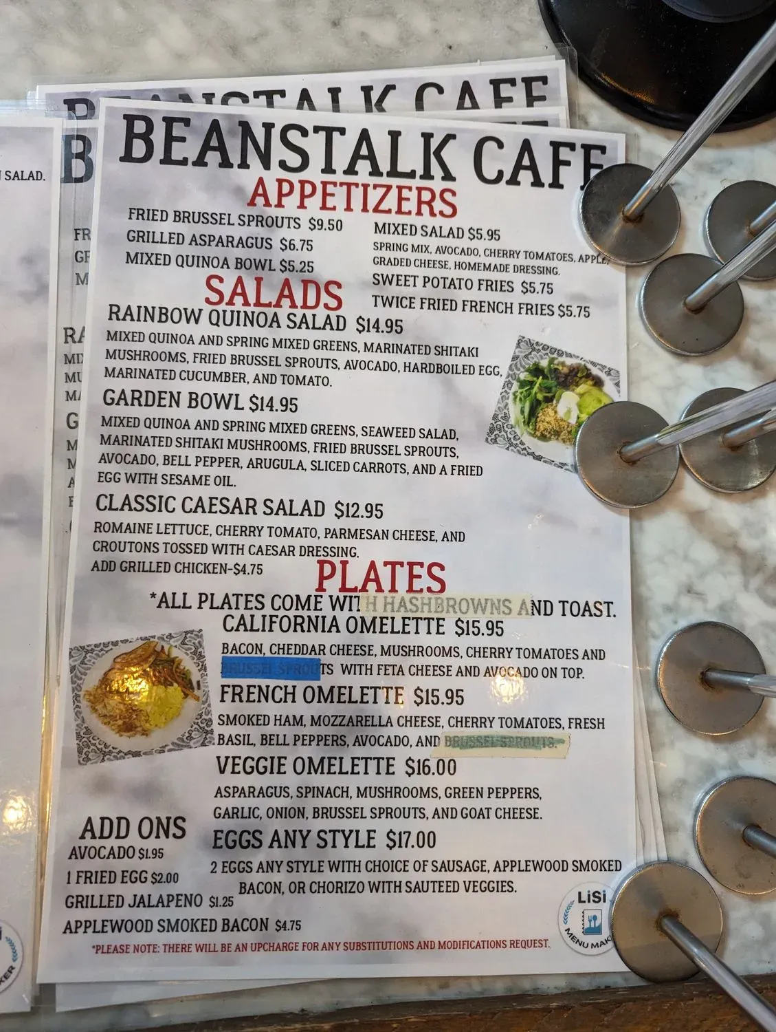 Menu 5