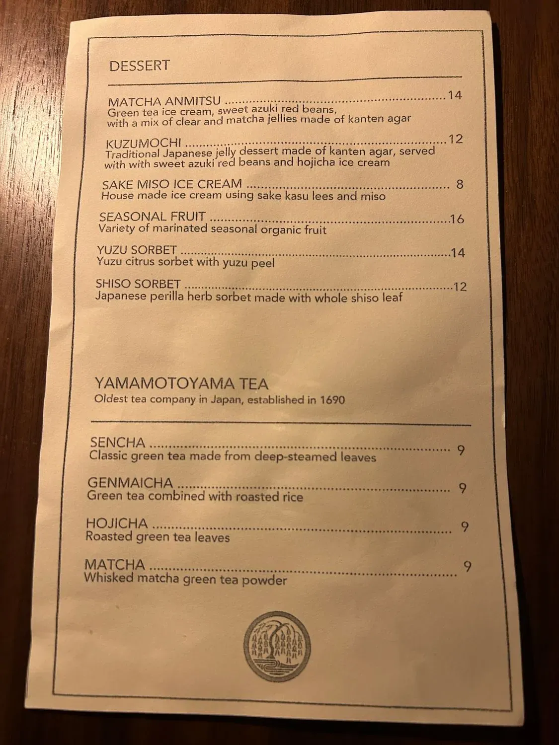 Menu 5