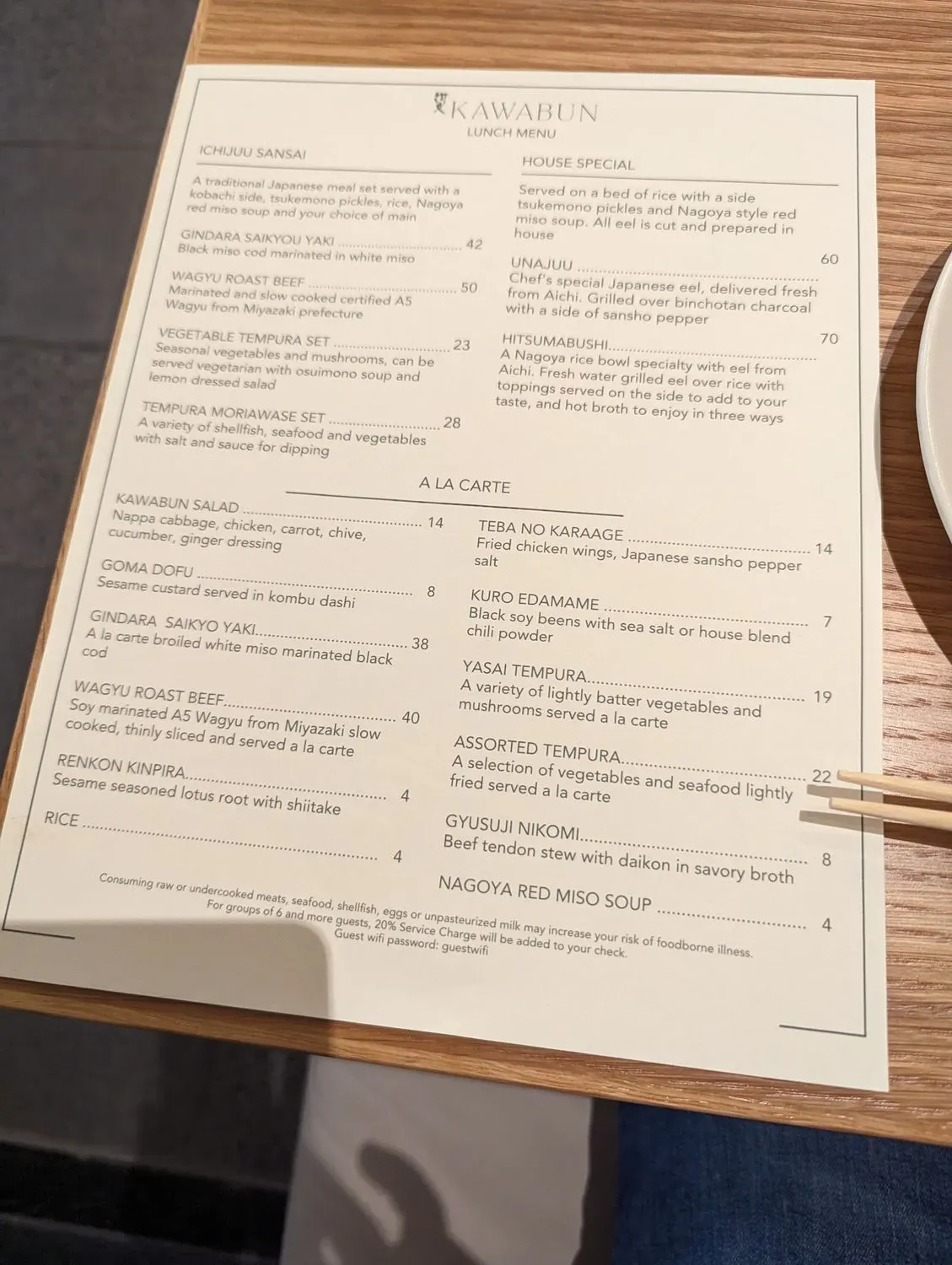 Menu 4