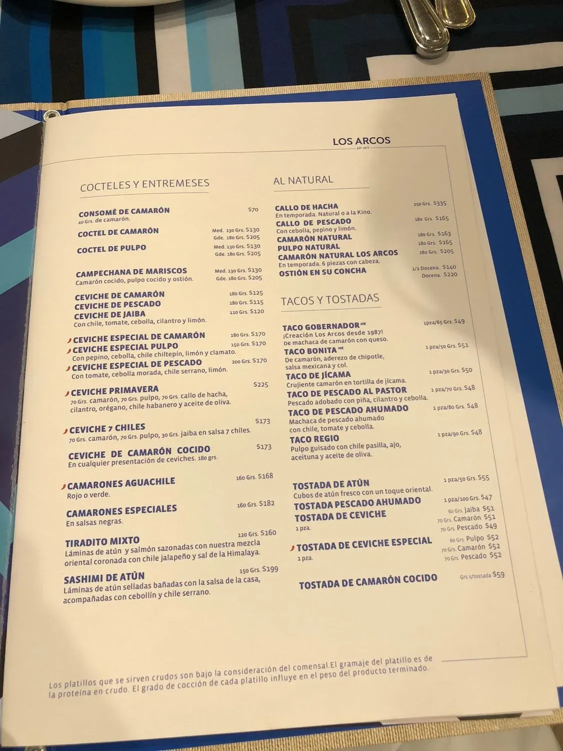 Menu 6