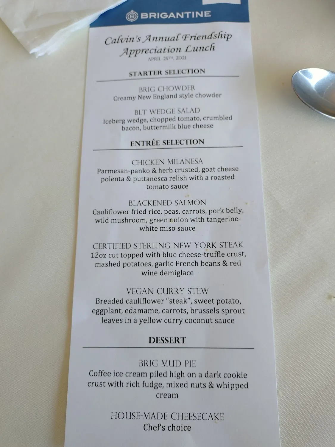 Menu 6