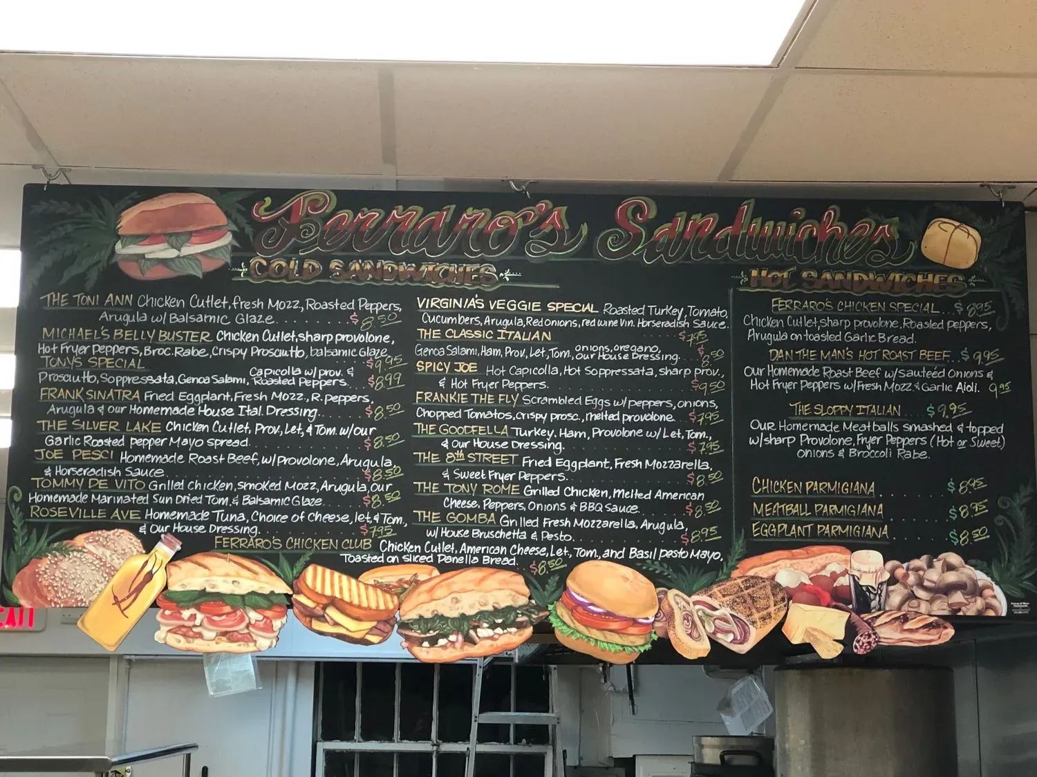 Ferraro's Italian Food Specialties Menu - Updated November 2025