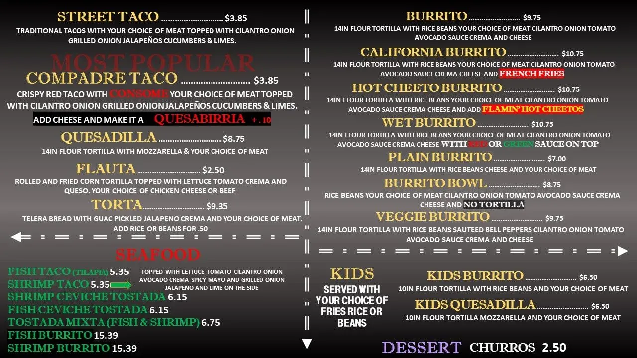 Menu 2