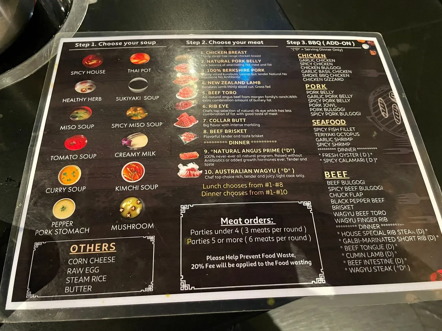 Menu 4