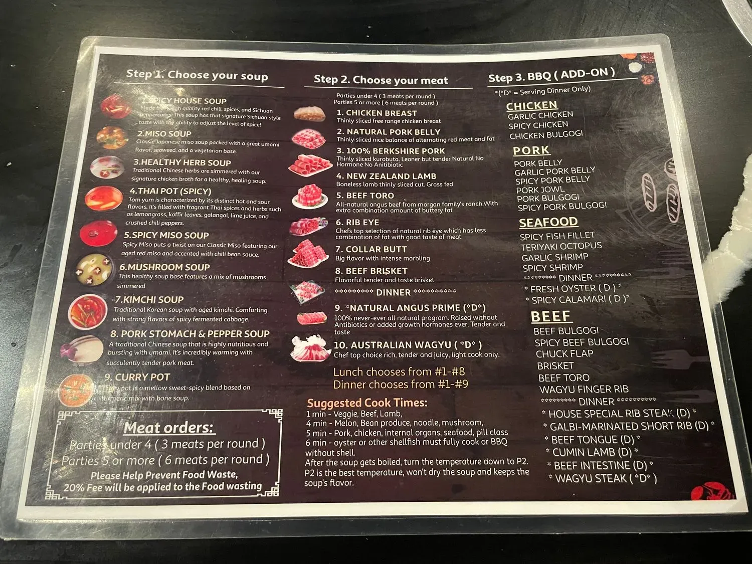 Menu 4