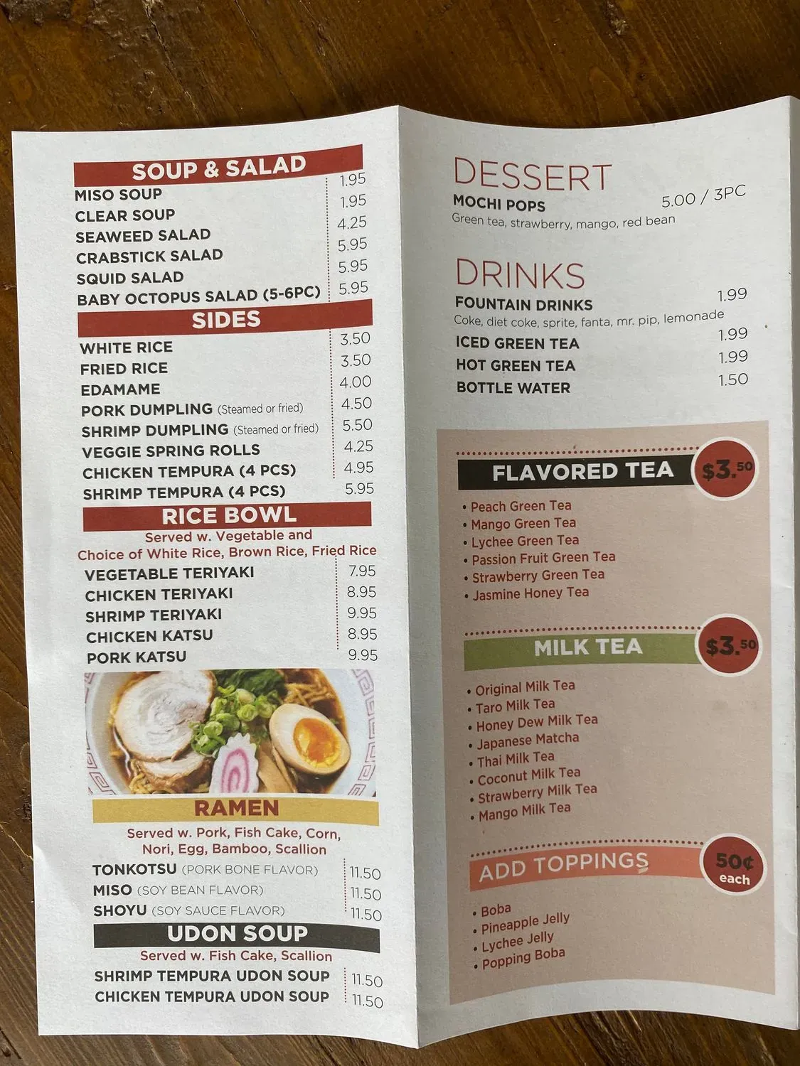 Menu 4