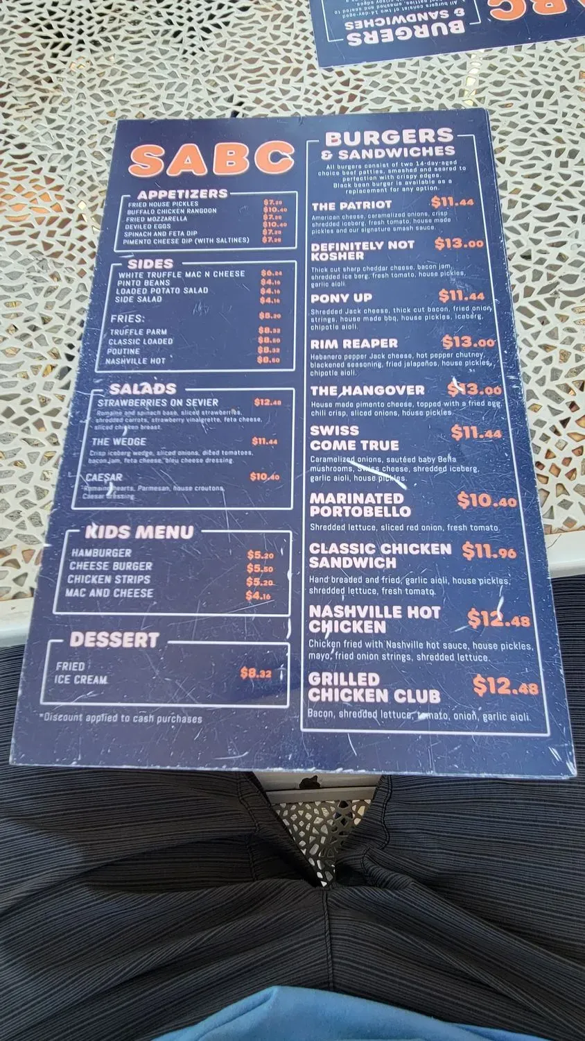 Menu 5