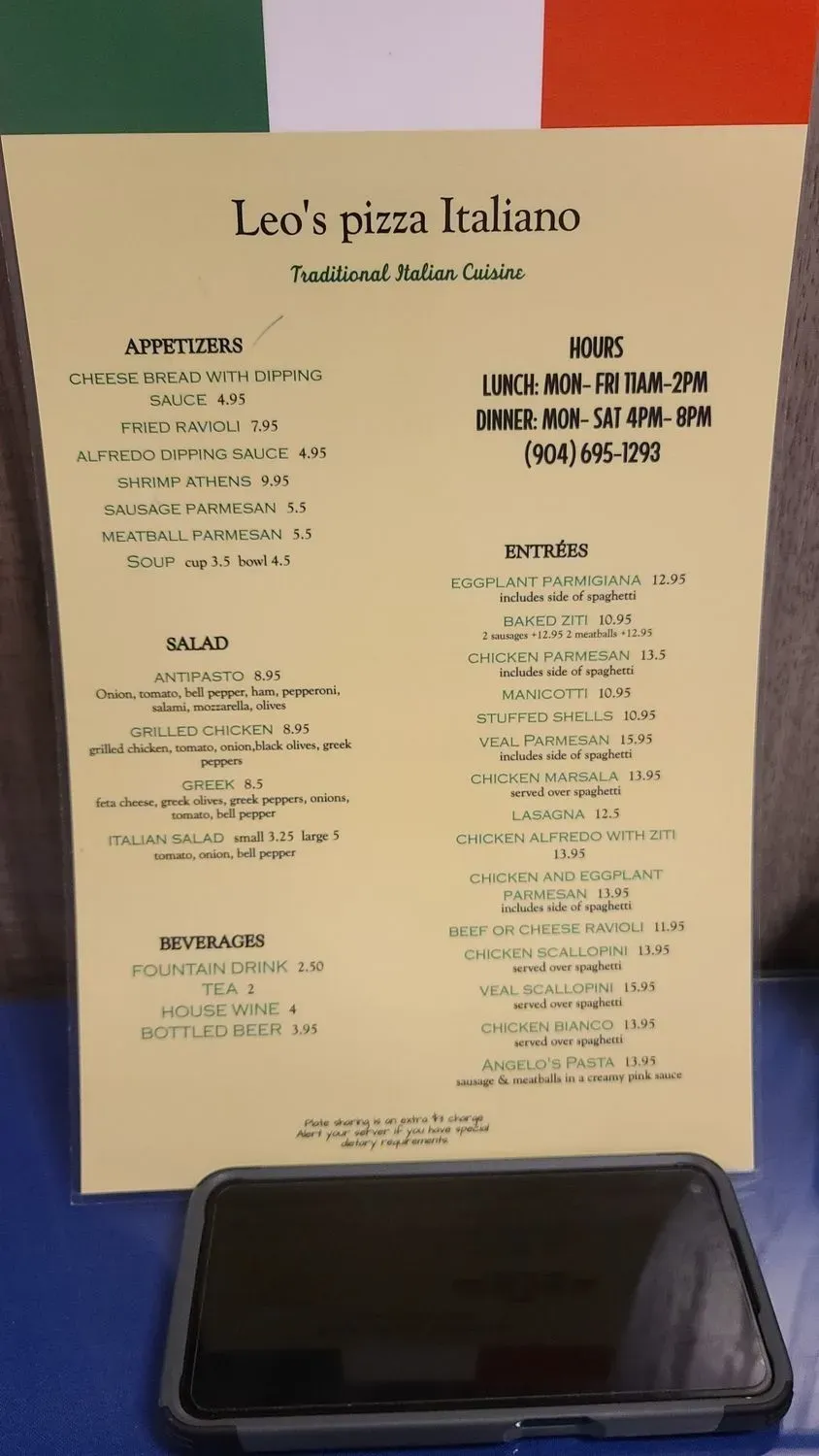 Menu 4