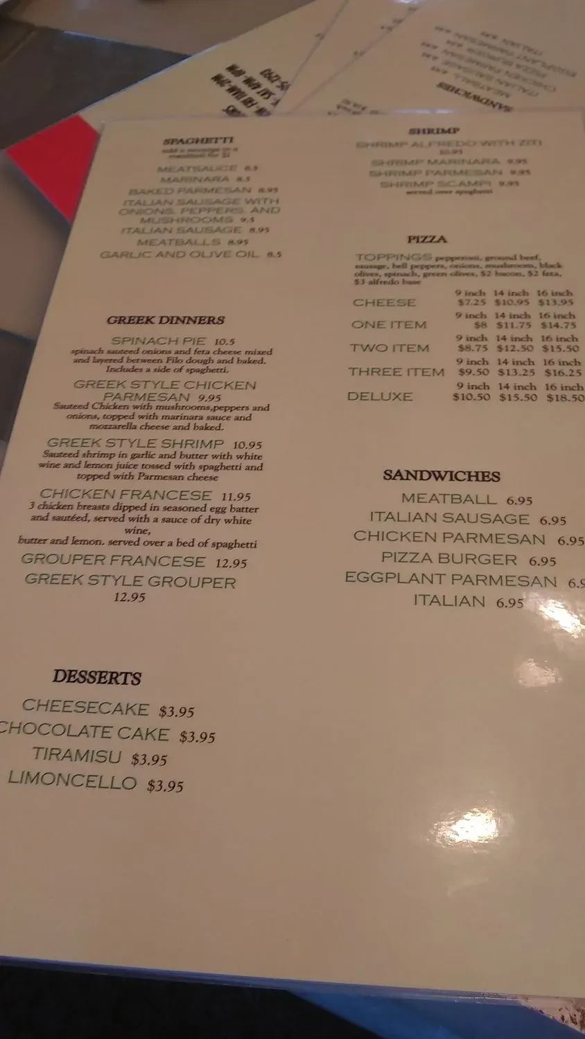 Menu 5