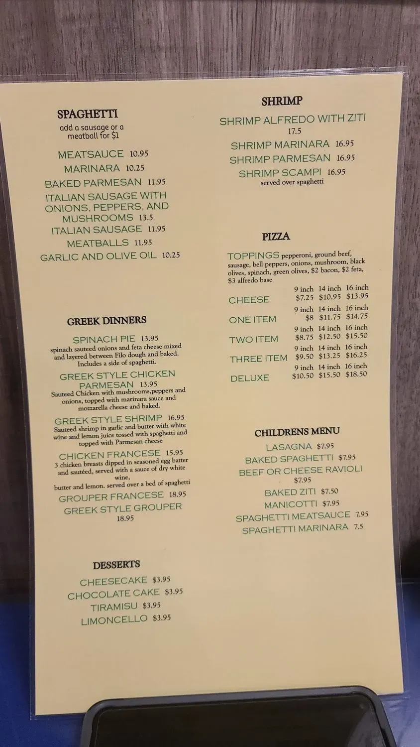 Menu 3