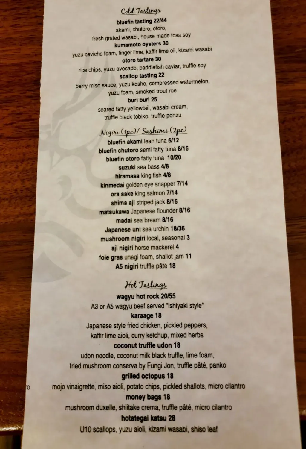 Menu 4