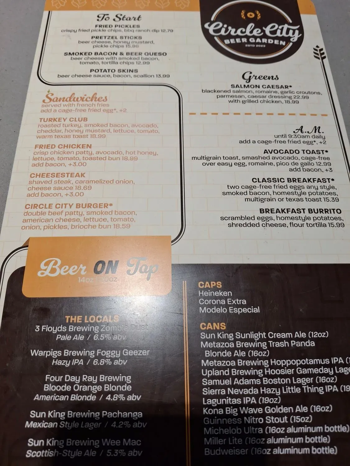 Menu 2