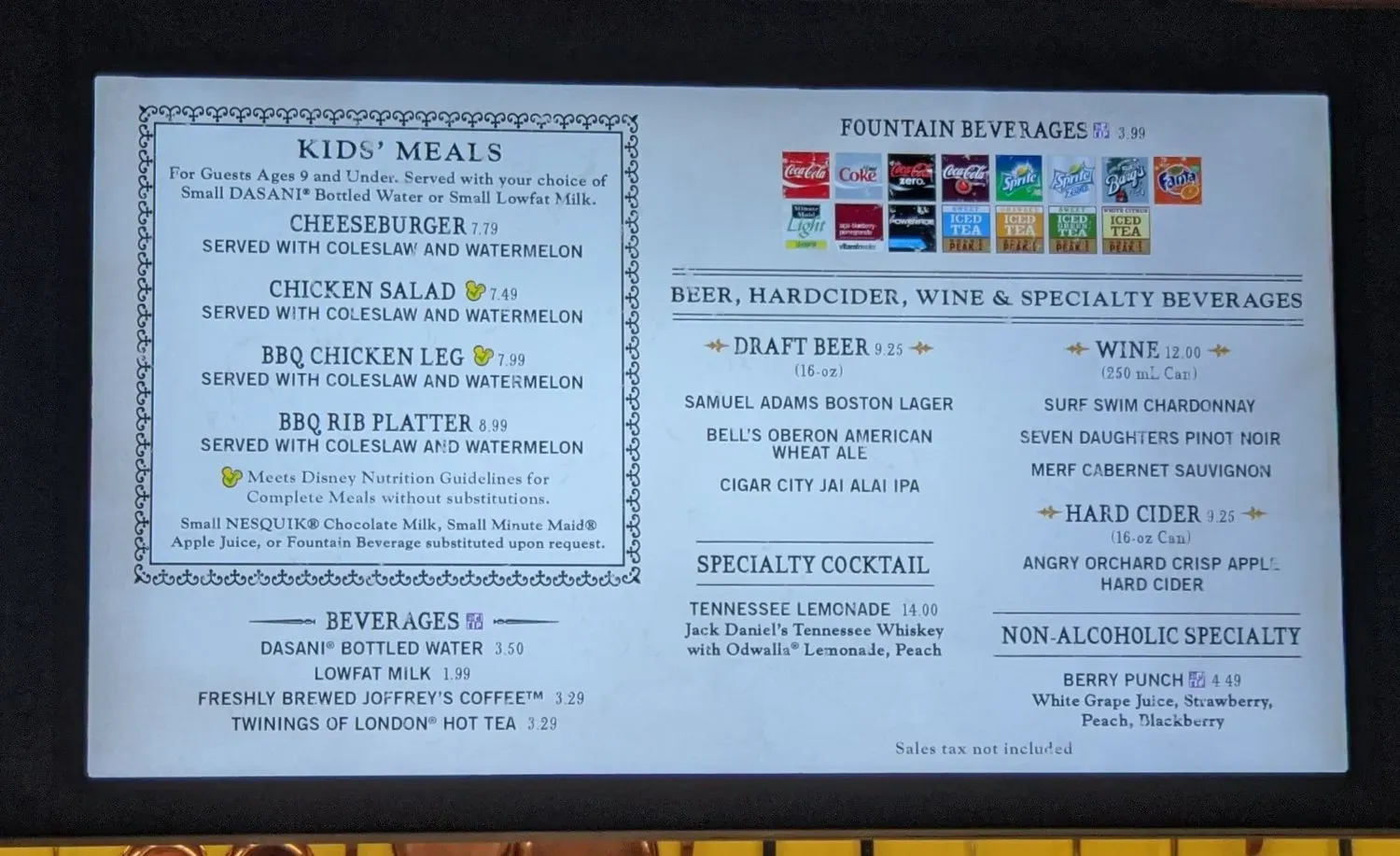 Menu 4