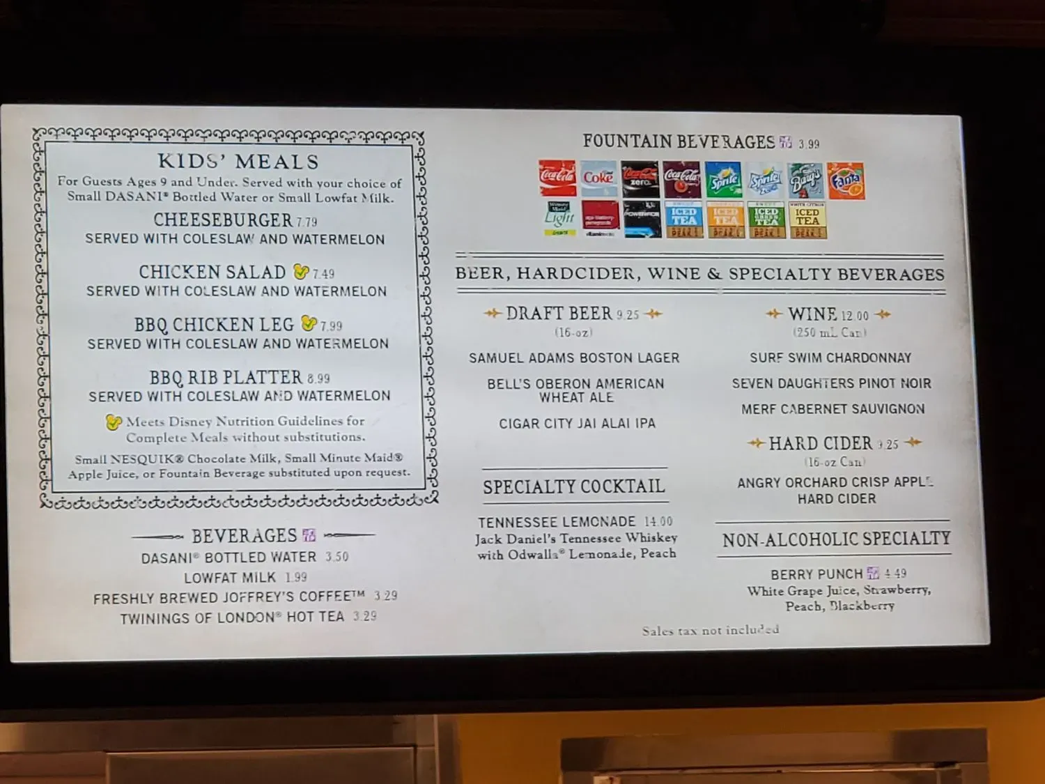 Menu 3