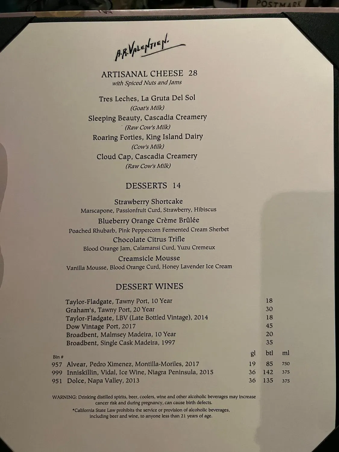 Menu 3