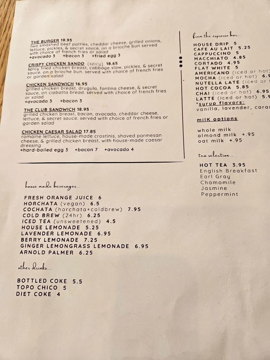 Menu 6