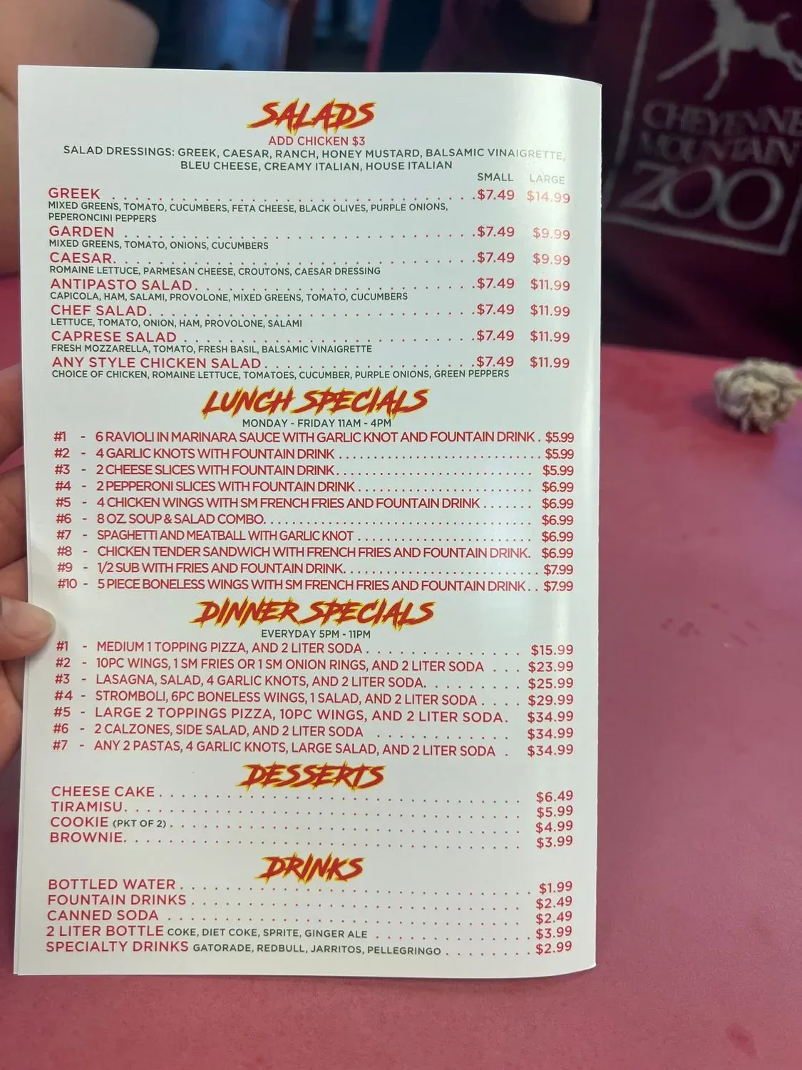 Menu 5