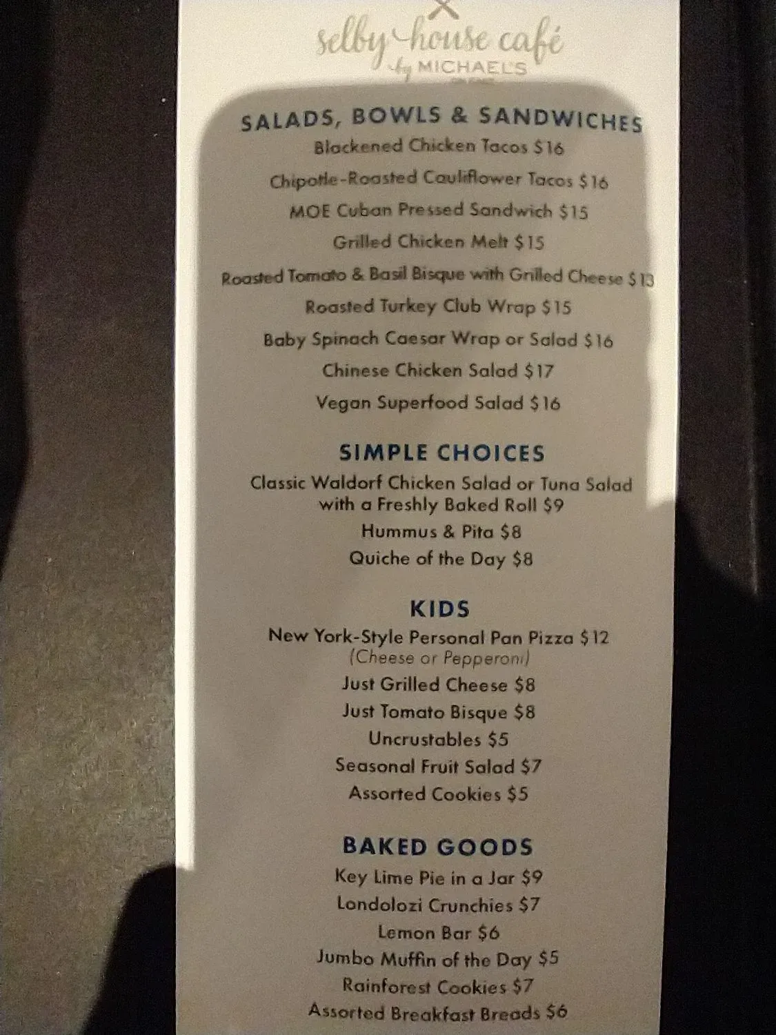 Menu 4