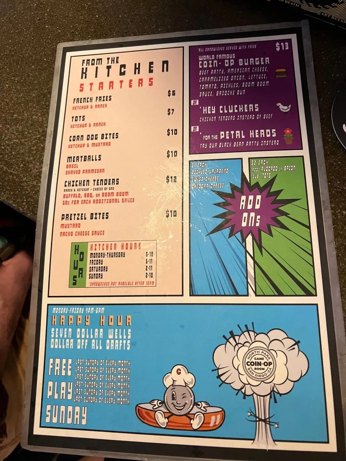 Menu 6