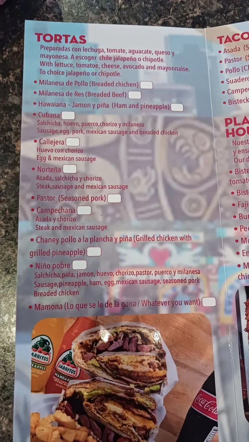 Menu 4