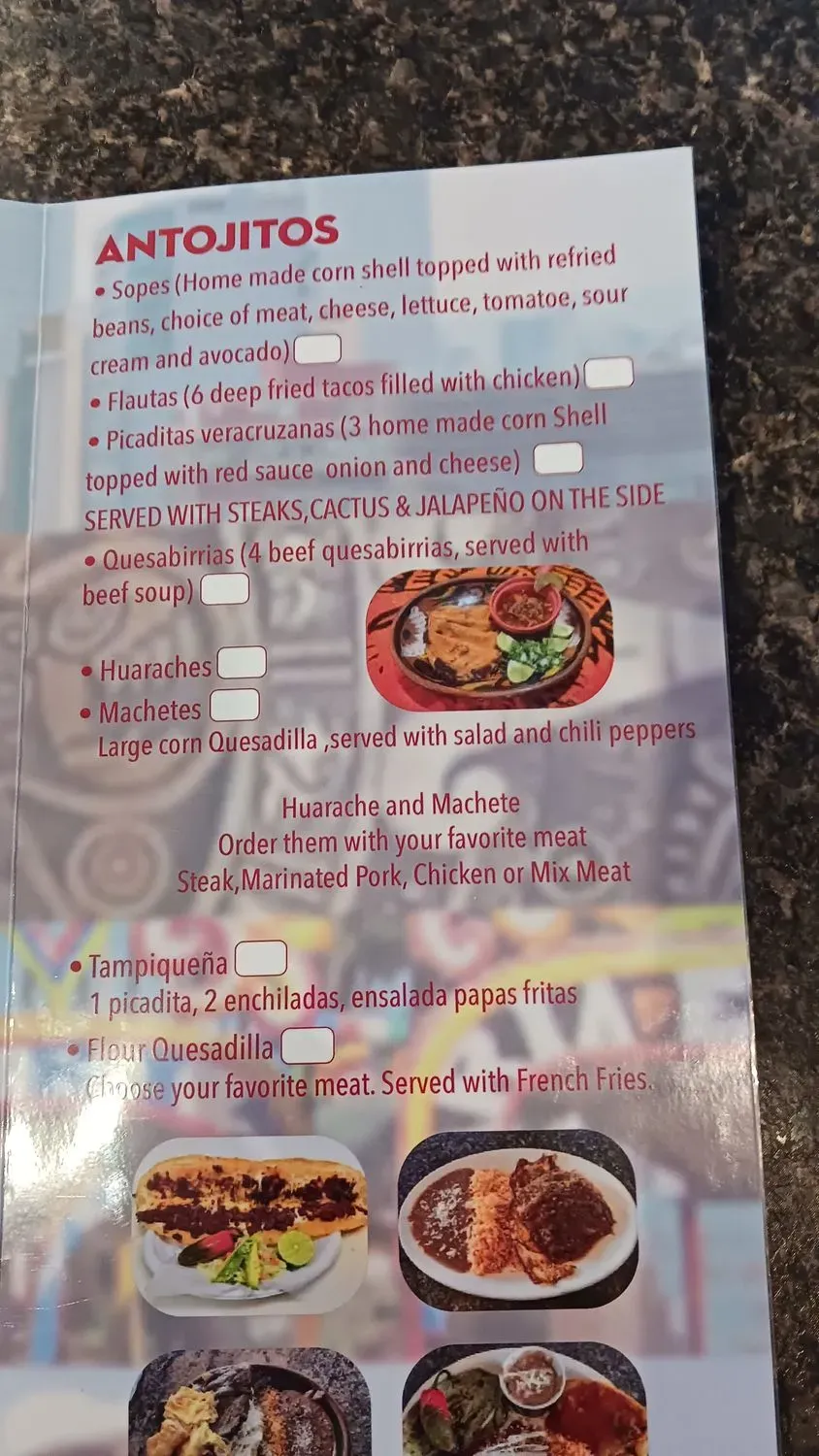 Menu 2