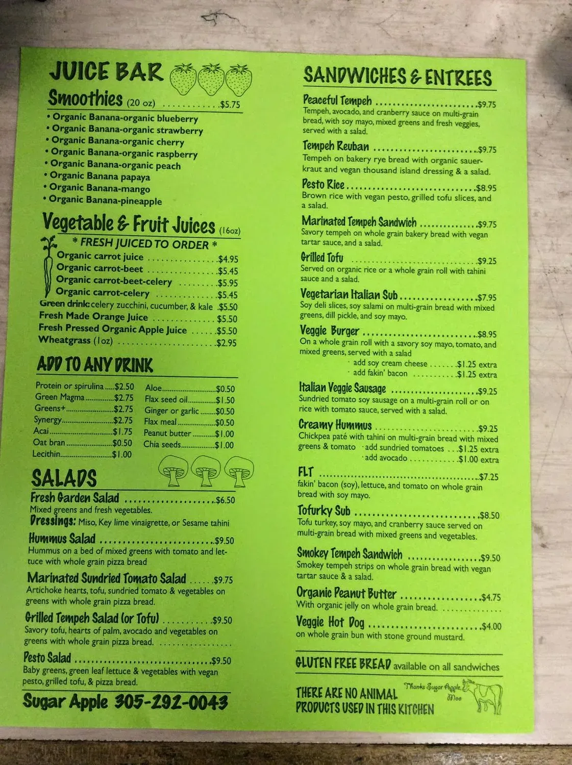 Menu 4