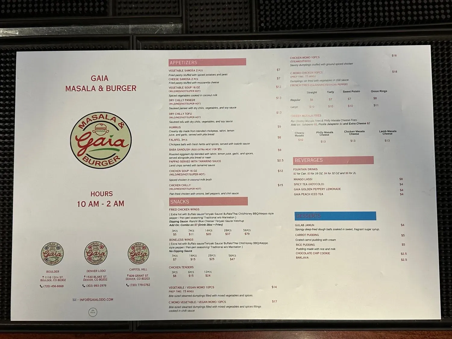 Menu 4