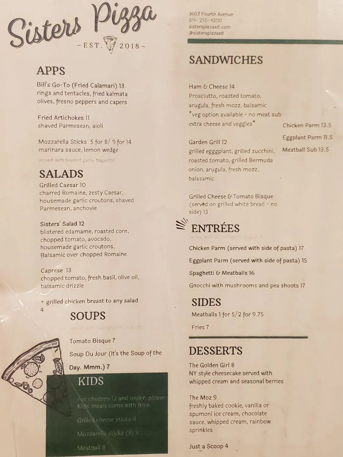 Menu 3