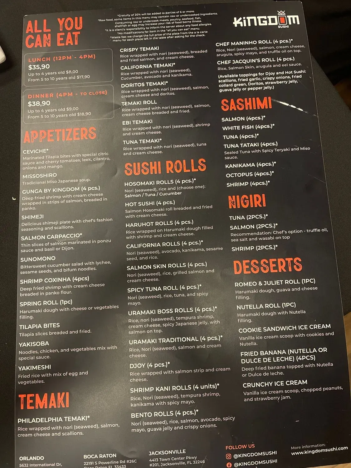 Menu 5