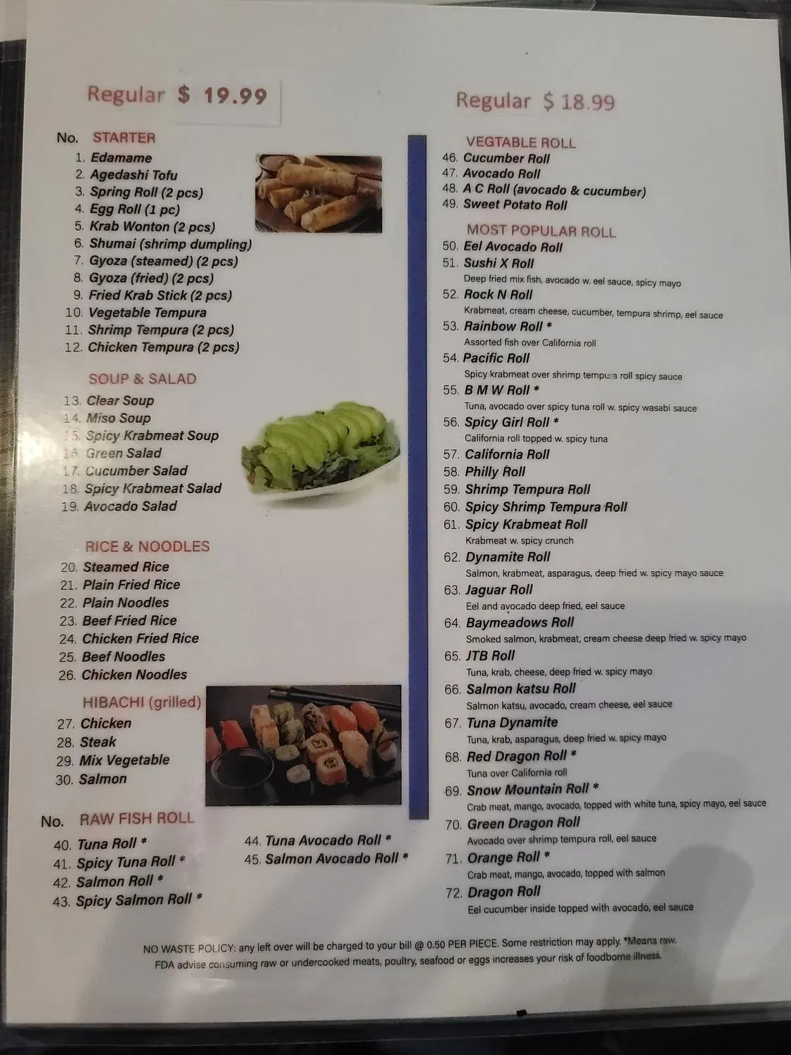 Menu 6