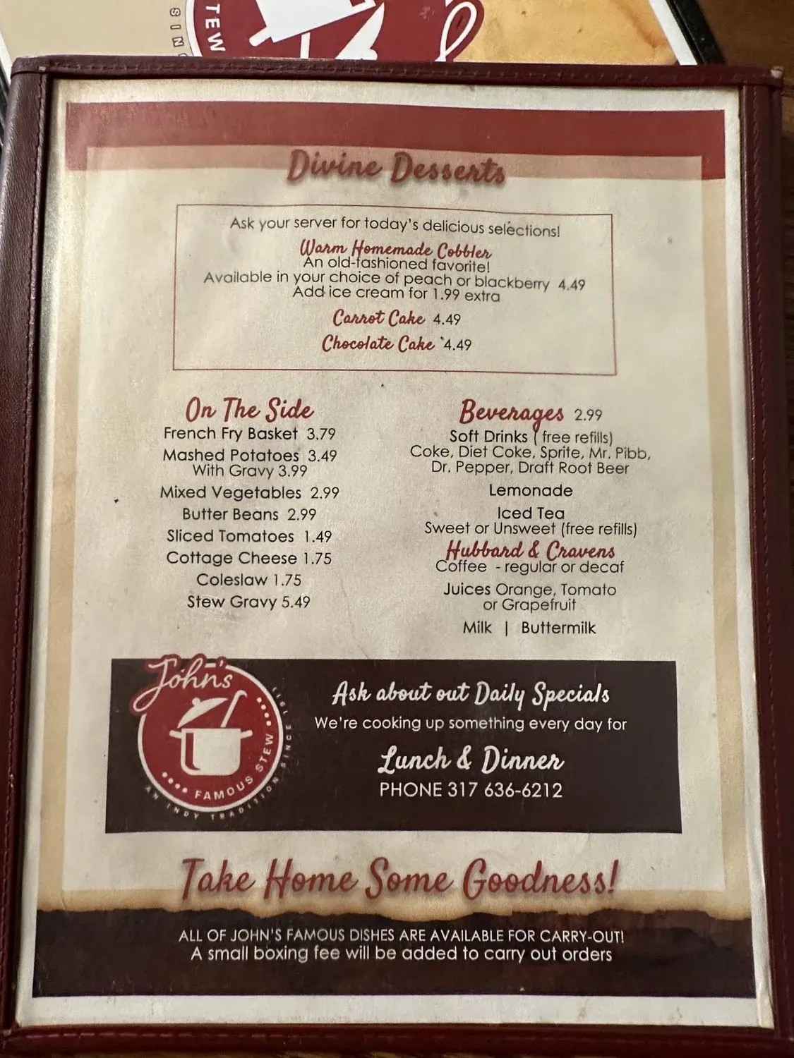 Menu 6