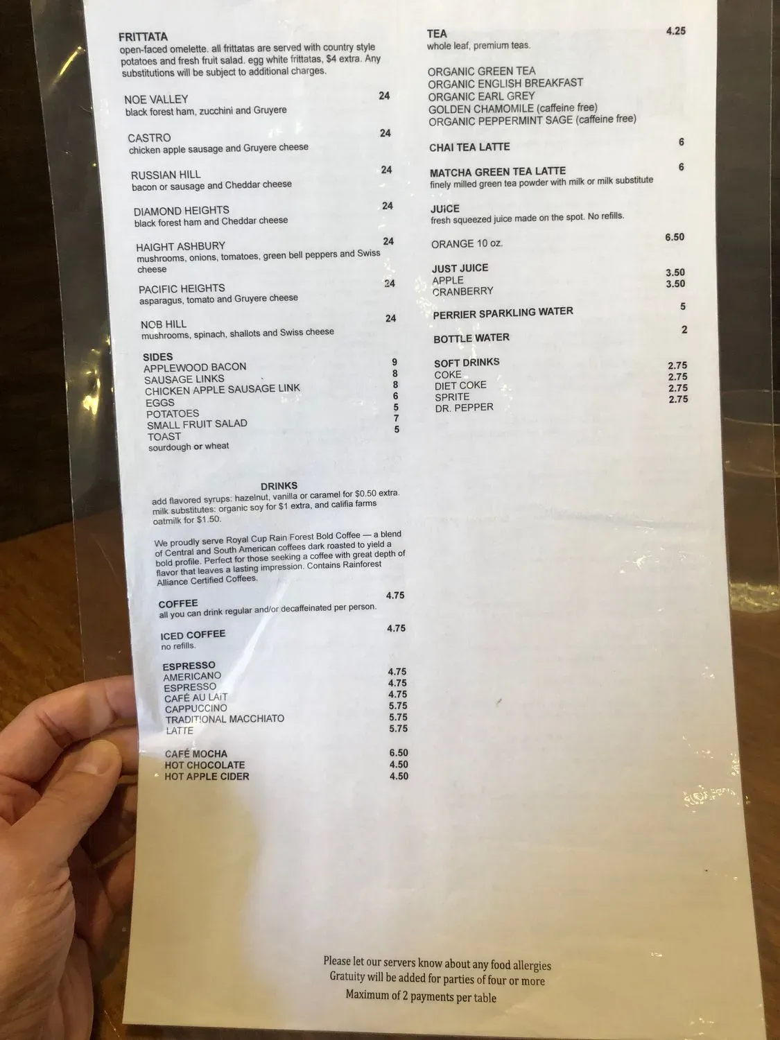 Menu 5