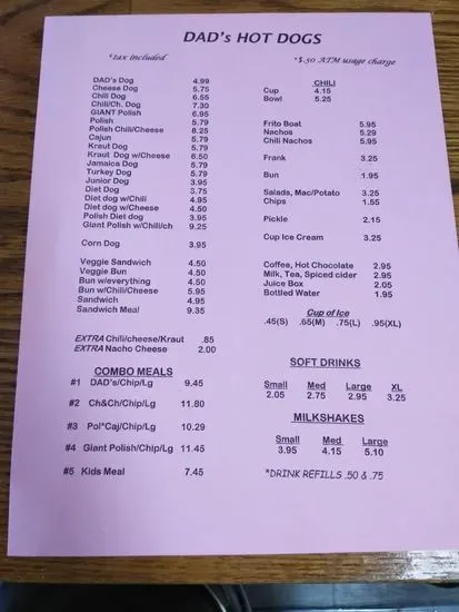 Menu 2