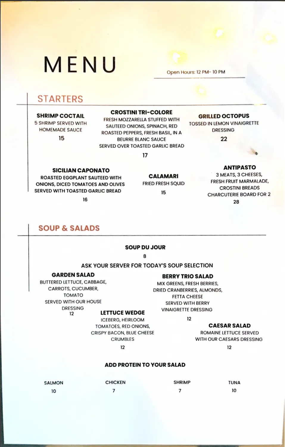 Menu 2