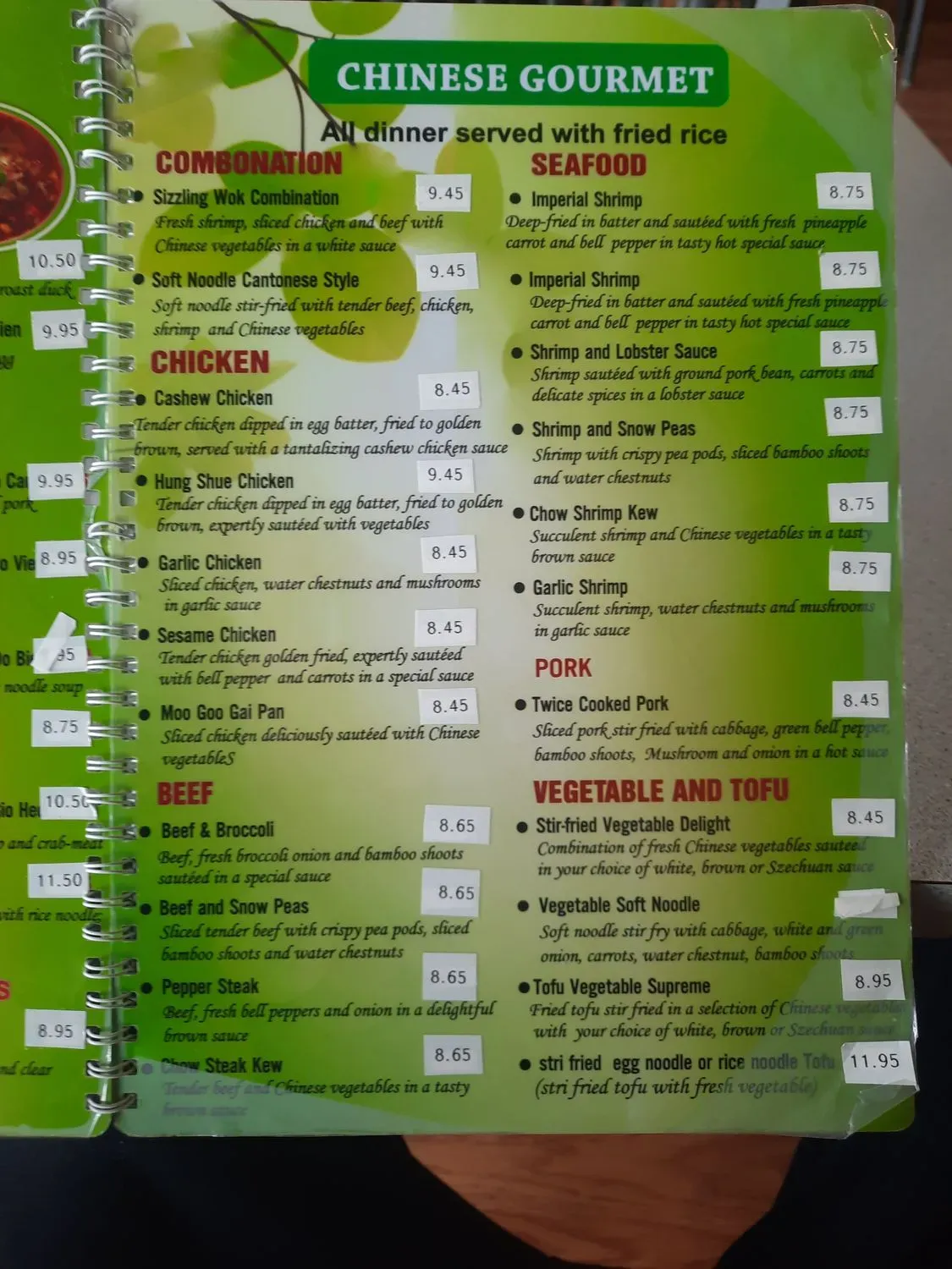 Menu 5