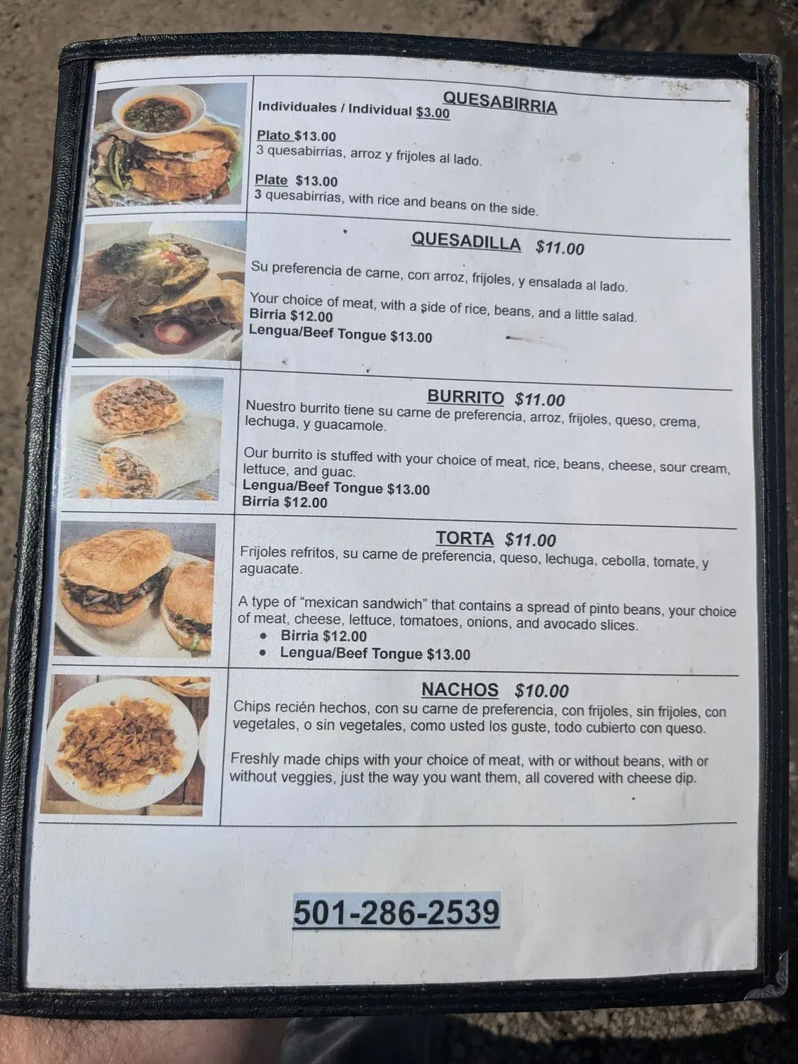 Menu 5