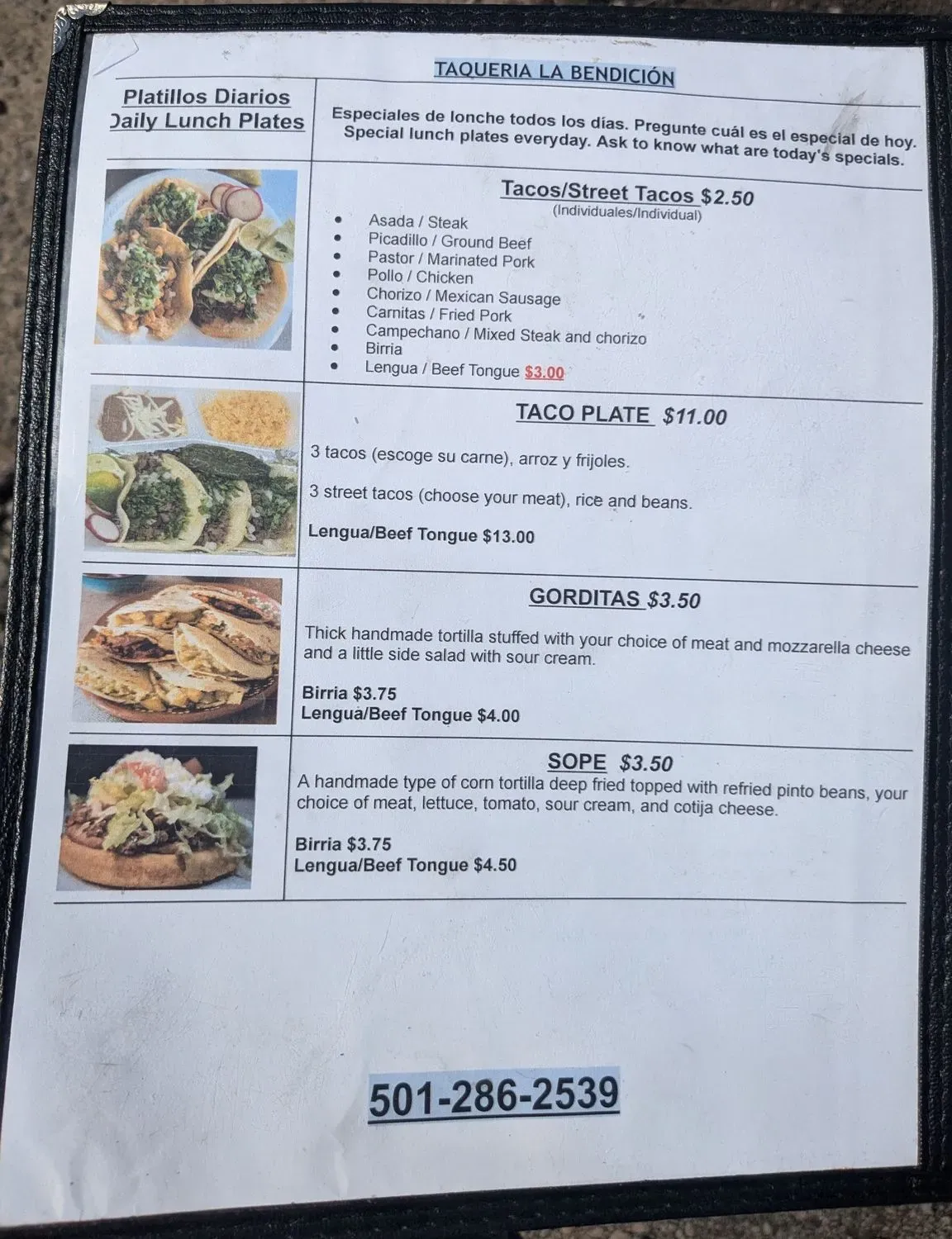 Menu 6