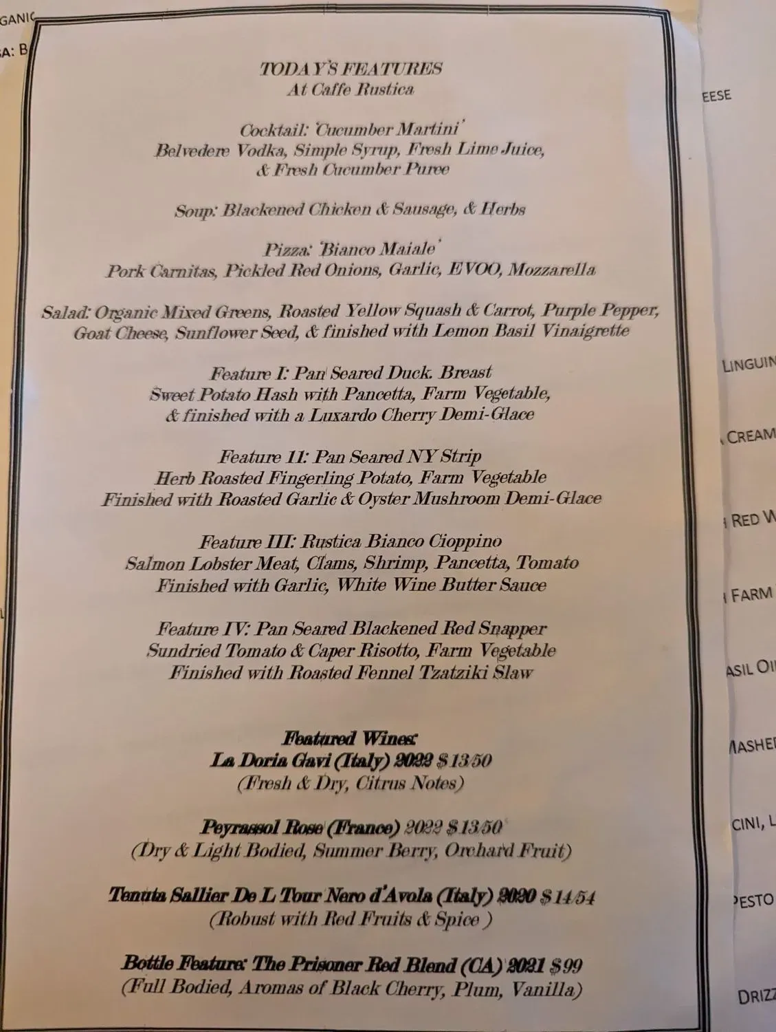 Menu 3