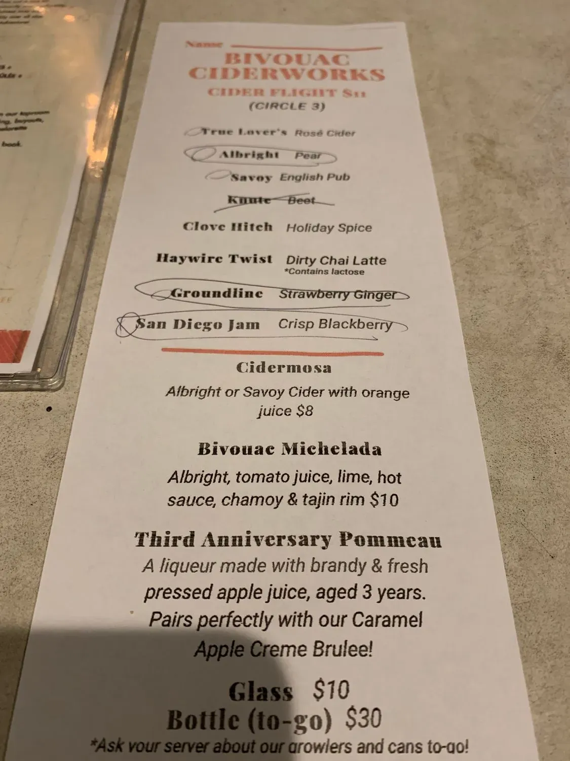 Menu 6