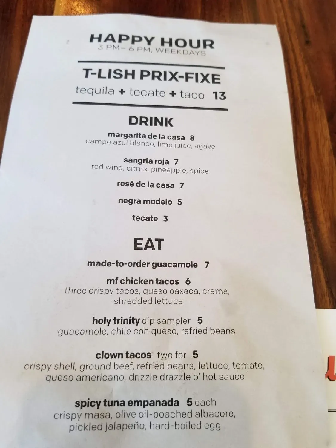 Menu 4