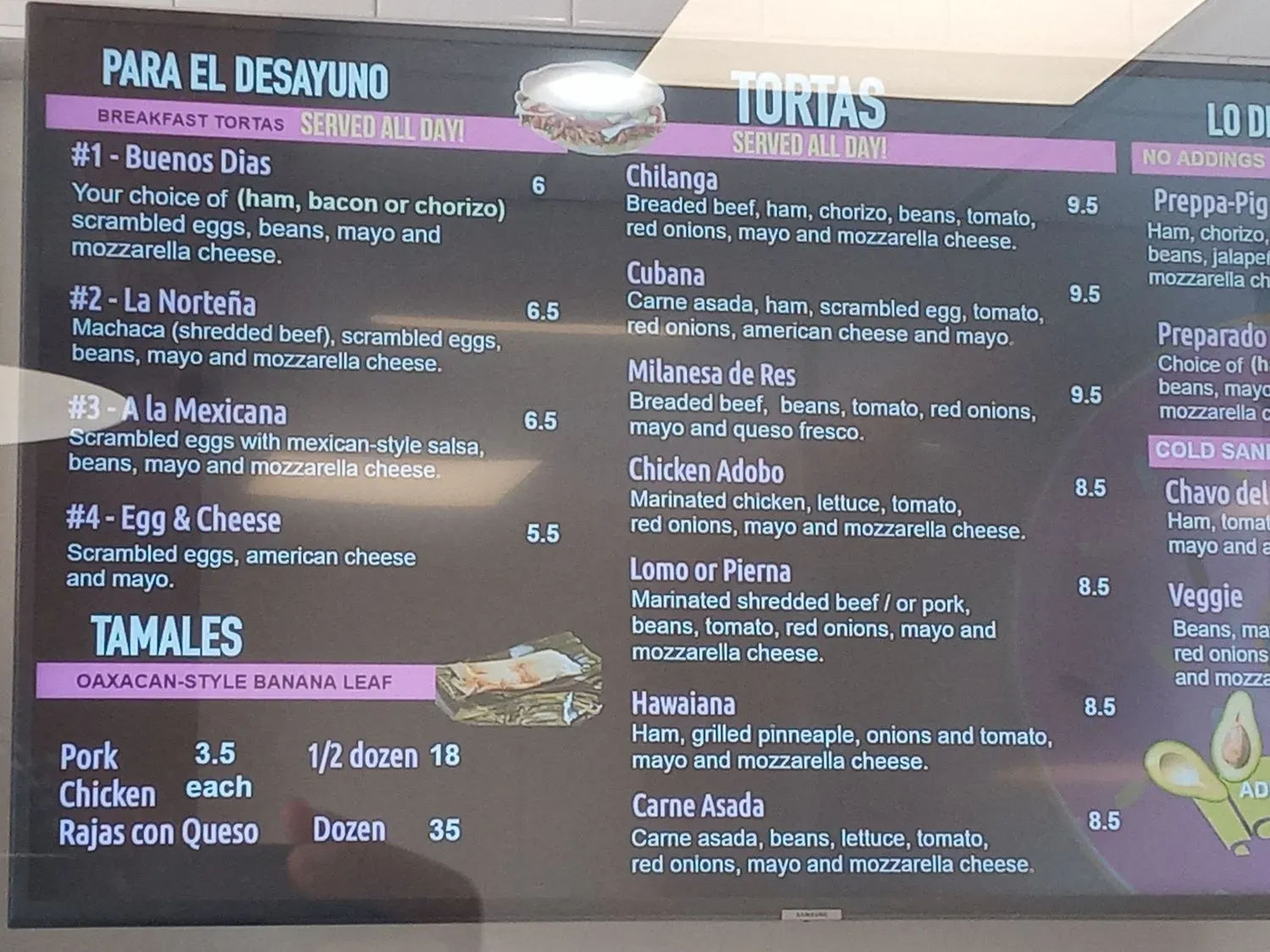 Menu 5