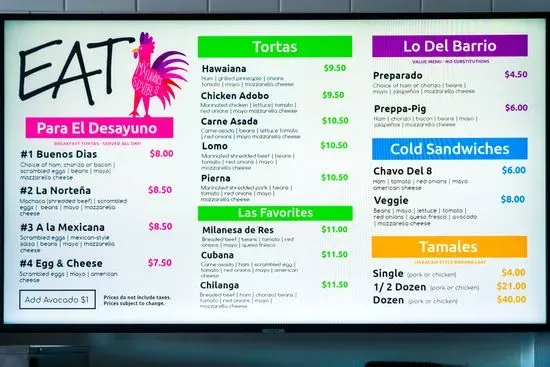 Menu 3