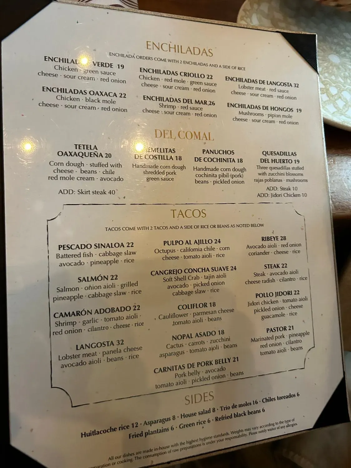Menu 4