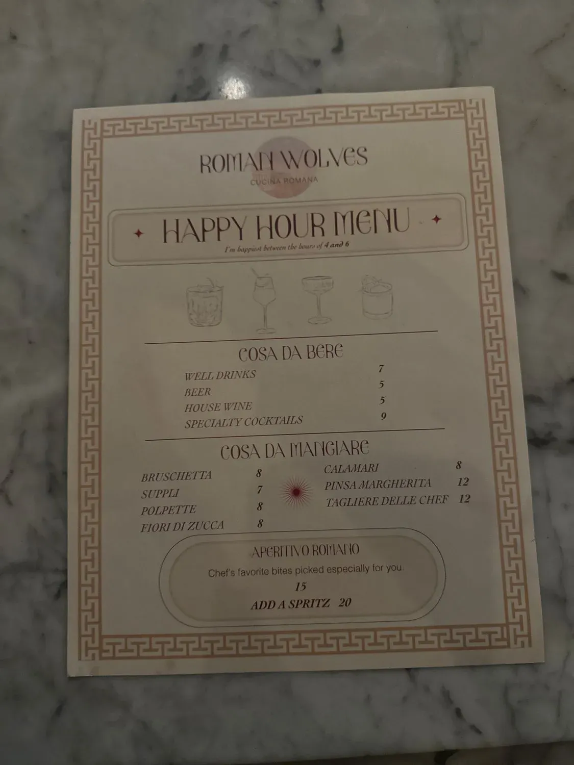 Menu 4