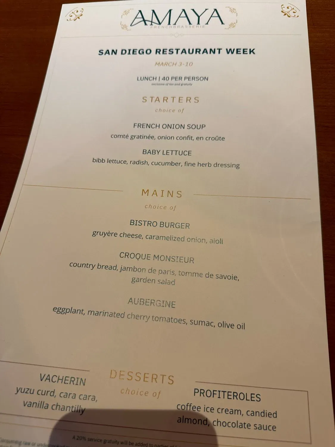 Menu 5